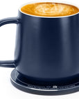 Self-Heating Ceramic Coffee Mug with Wireless Phone Charging