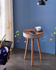 Home Theater HIFI Bluetooth Speaker Wireless Charging Subwoofer Small Round Table