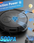 Robot Vacuum Cleaner 4500Pa Smart Home Sweeper Cleaning Machine